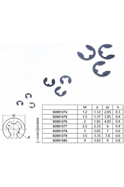 Robbe Ac de siguranță din oțel inoxidabil, 3mm (30 bucăți)