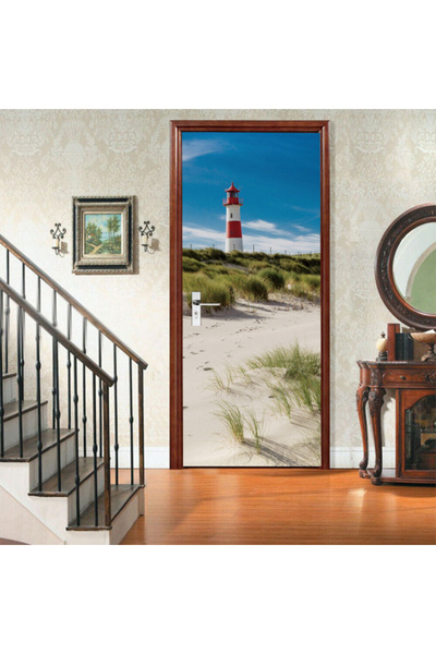 ORIGINAL DEALS Διακοσμητικό Αυτοκόλλητο για Εσωτερική Πόρτα, 2 Αυτοκόλλητα Φύ...