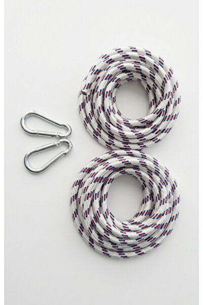 GBMOTION GB1 - 2 Adet Karabina Kanca, 2 Adet 5 Metre İp ( Salıncak, Hamak Tav...