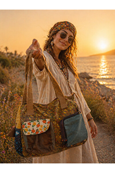 street&bagdnz Τσάντα ώμου Patchwork Ethnic Authentic Bohemian, Τσάντα χειρός,...