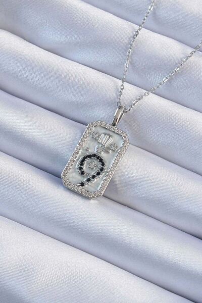 norsary 316L Steel Chain Silver Color Zircon Stone Minimal Daisy Figured Taro...