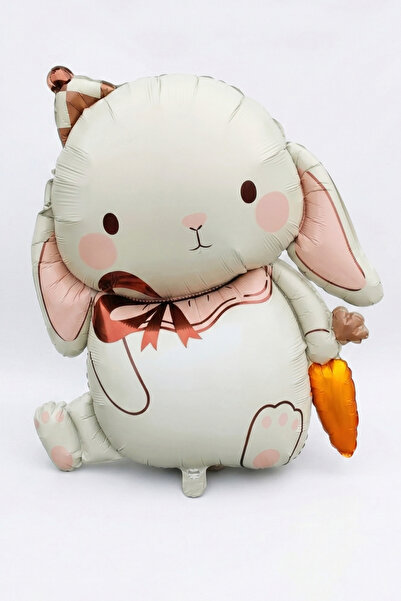 Le Mabelle White Cute Rabbit Figure Party Balloon