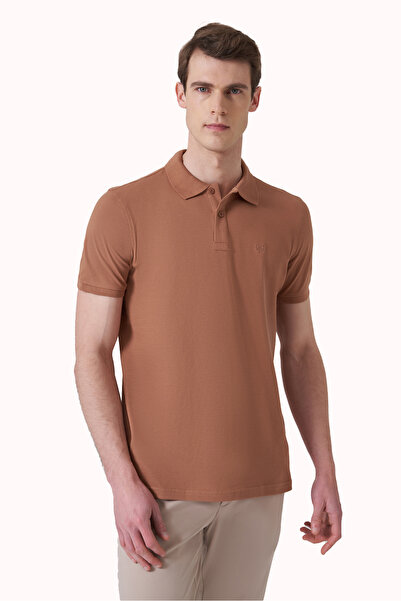 Morven ΚΑΦΕ Ανδρικό μπλουζάκι με κοντό μανίκι και λαιμόκοψη πόλο, 100% βαμβακ...