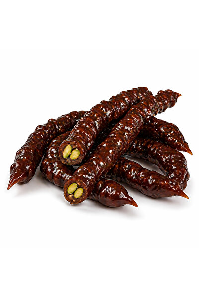 Ağaçaltı Çift Antep Fıstıklı Pekmezli Sucuk 500 Gr | Premium Maraş Sucuğu Gel...