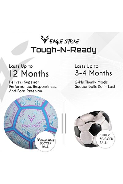 eagle strike Professional Match Soccer Ball – Premium PU Football for Competitive Play
