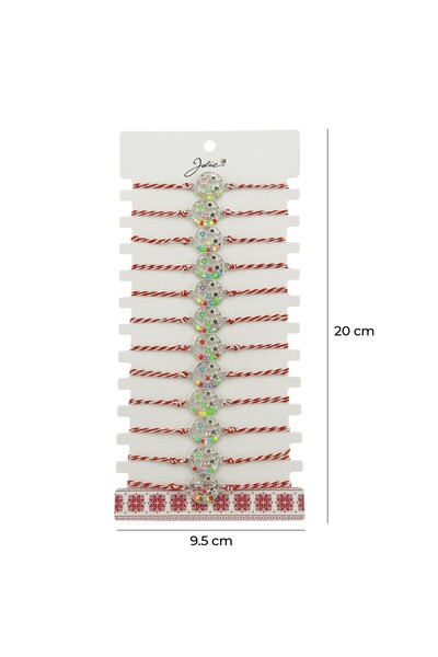 Flippy Βραχιόλι Martisor για Γυναίκες, Jolie, Μοντέλο Φεγγάρι με Αστέρια, Σετ...