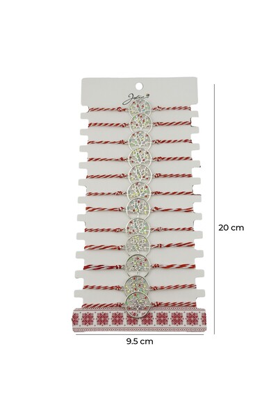 Flippy Βραχιόλι Martisor για Γυναίκες, Jolie, Πολύχρωμο Σχέδιο Δέντρου, Σετ 1...