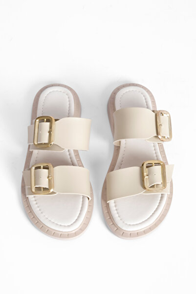 Lal Shoes & Bags Papuci de damă Pimenta cu cataramă dublă cu curele B4580