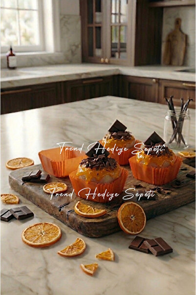 Trend Hediye Sepeti 200 Adet Mini Kare Cupcake Kapsülü - Yağ Geçirmez Premium...