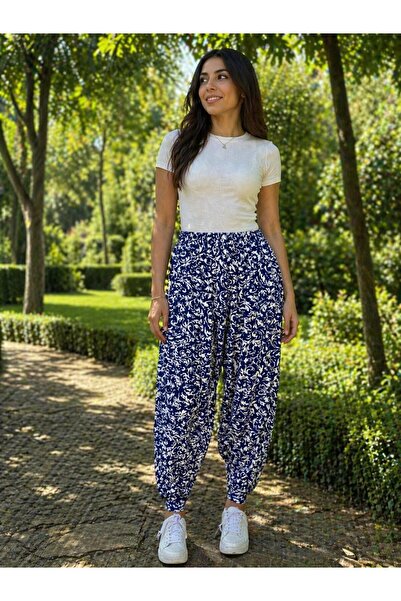 erasra class Women's Shalwar, Flexible Viscose Fabric, Blue with Pockets.