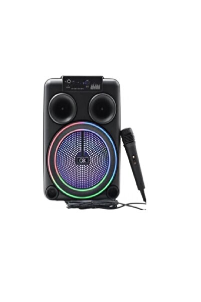 Midcom PL-8108 BT USB SD AUX 8 İNÇ Mikrofonlu Anfi Yüksek SES Taşınabilir RGB...