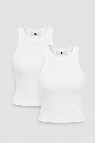 JUD Barra 82003-1 Γυναικείο Αθλητικό Τοπ Halter 2 τεμαχίων