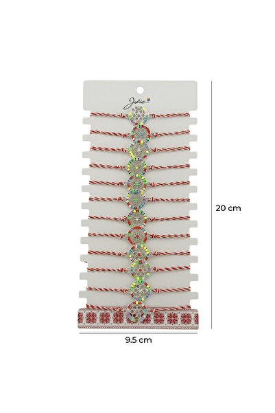 Flippy Βραχιόλι Martisor για Γυναίκες, Jolie, Σχέδιο λουλουδιών σε κύκλο, Σετ...