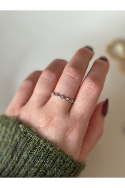 Ephyra Adjustable Silver Color Ring
