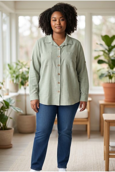 MaaMs WOMEN'S PLUS SIZE SHIRT