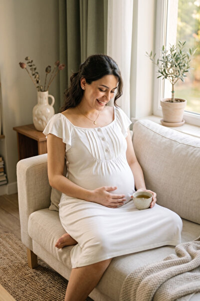 Miss Dünya Lissa Νυχτικό εγκυμοσύνης Nova Mom με λειτουργία θηλασμού, από μαλ...