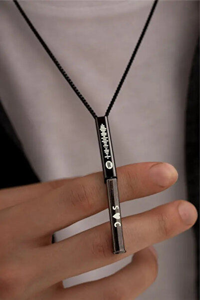 OSMANLI GÜMÜŞ Men's Bijouterie Necklace - Openable Spotify Bijouterie Bar Men...
