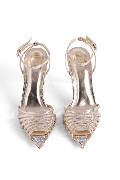 MARY Βραδινά παπούτσια με τακούνι Γυναικεία παπούτσια με τακούνι Σανδάλια με ...