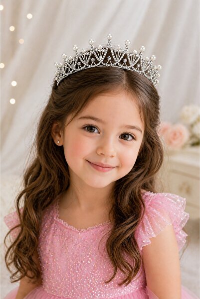 GlassySKY Πέτρινη κορώνα με πέρλες Γάμος Νυφική ​​Χένα Αρραβώνας Γενέθλια Απο...