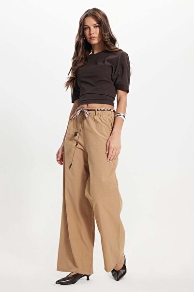 Tudors Γυναικείο παντελόνι Relax Fit Άνετη εφαρμογή 100% βαμβακερό με ελαστικ...