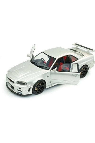 Solido Nissan Skyline GT-R R 34 Ztune argintiu 1999 - 1/18