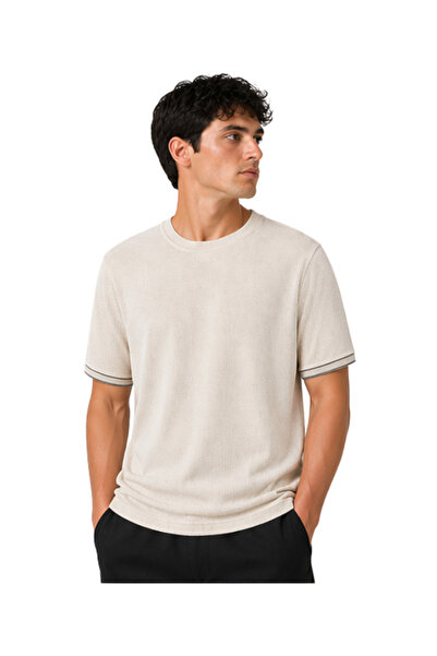 Yassino Casual Basic Men's T-Shirt Flexible Breathable Oysho Fabric