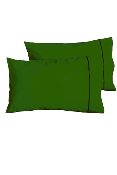 Casa Bucuriei Set 2 x Pillowcase with Piping, 50 cm x 90 cm, Casa Bucuriei, G...