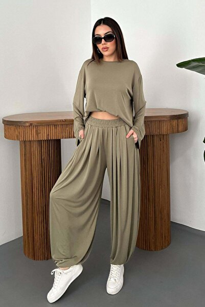 LOKADI Women's Shalwar Modal Top and Bottom Set