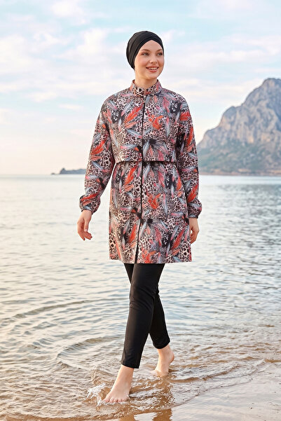 Haliç Mayo Μαγιό με σχέδια, πλήρως καλυμμένο, τεσεττούρ, 06 Μαύρο09