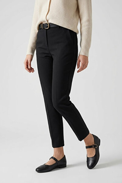 Esem 25209 Μαύρες γυναικείες μπαλαρίνες από γνήσιο δέρμα