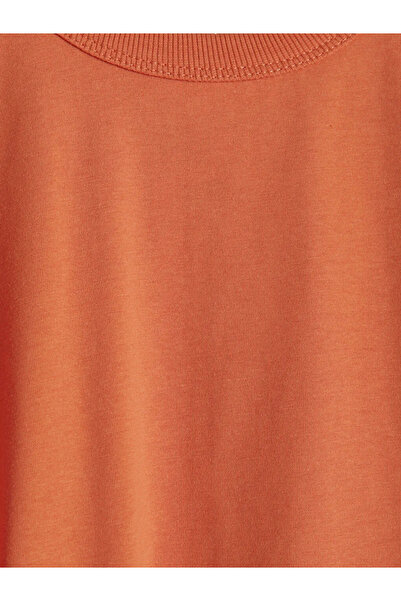 LC Waikiki Πορτοκαλί μπλουζάκι με κοντό μανίκι για αγόρια