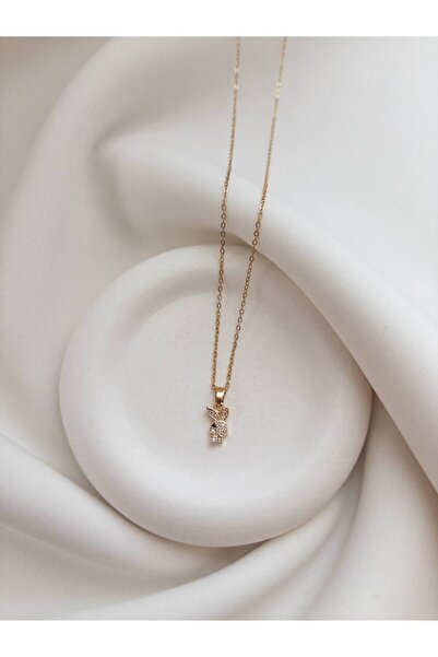 Minne Jewelry-Accessory Tavşan Kolye - Zirkon Taşlı Tavşan Kolye - Çelik Koly...