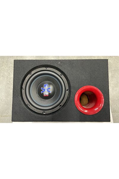 XETEC BHX-824 20 CM SUBWOOFER BAS 1200 WATT ÇİFT BOBİNLİ KABİNLİ 2+2 OHM