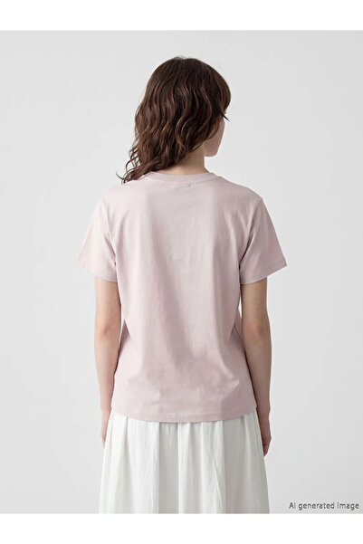 LC Waikiki Ροζ Μπλουζάκι Γυναικείου Crew Neck