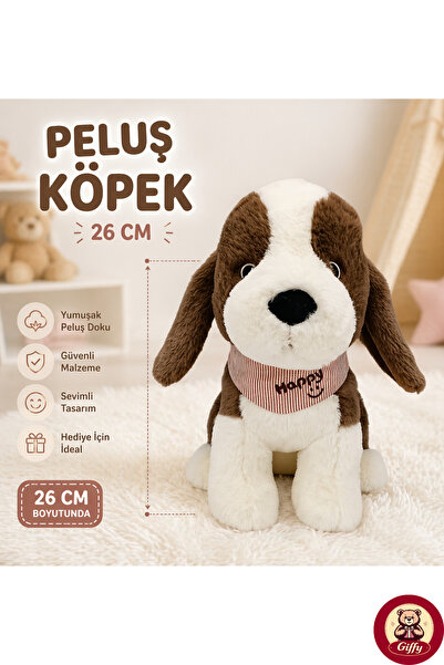giffy Oyuncak Peluş Kedi Köpek 26 CM Uyku ve Oyun Arkadaşı Yumuşak Hediyelik ...