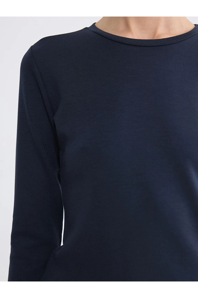 LC Waikiki Γυναικείο κορμάκι σε μπλε ναυτικό χρώμα με απαλή υφή