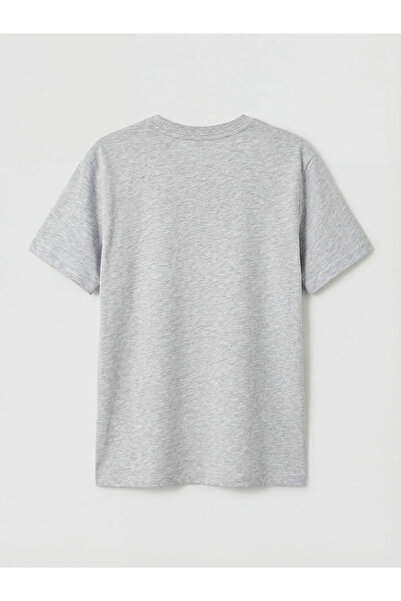 LC Waikiki Γκρι γυναικείο μπλουζάκι Crew Neck