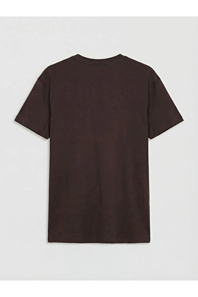 LC Waikiki Καφέ γυναικείο μπλουζάκι με στάμπα New Jersey