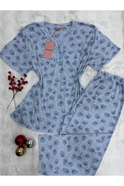 pijamaworld ANNE KAPRİ PİJAMA TAKIM