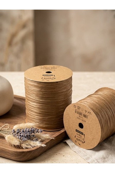 Dantelux 100 Gr. Raffia naturală moale - Maro