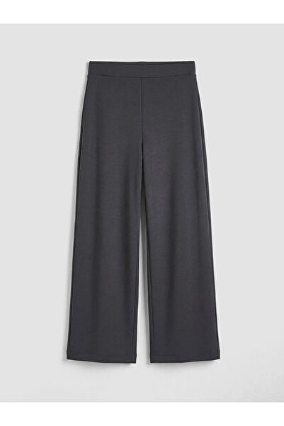 LC Waikiki Γυναικείο παντελόνι αθλητικό με ελαστική μέση ανθρακίτη