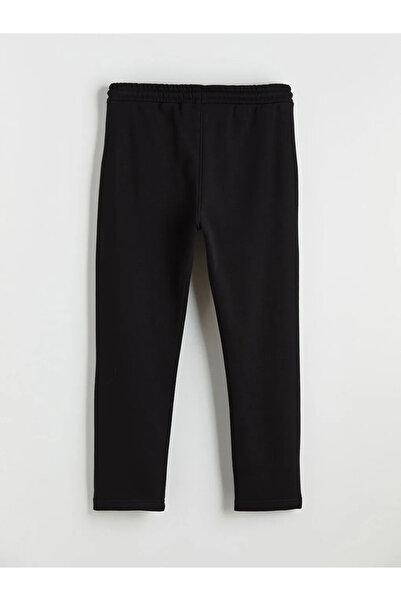 LC Waikiki Μαύρο ανδρικό αθλητικό παντελόνι Standard Fit