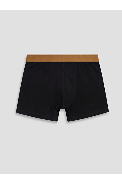 LC Waikiki Μαύρο Ανδρικό Μποξεράκι από Βαμβάκι Τυπικής Εφαρμογής, Συσκευασία ...