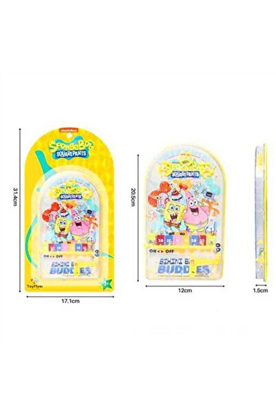 Banadabak Toyflyer Pinball Game Zrn82-Sb Sünger Bob 3+