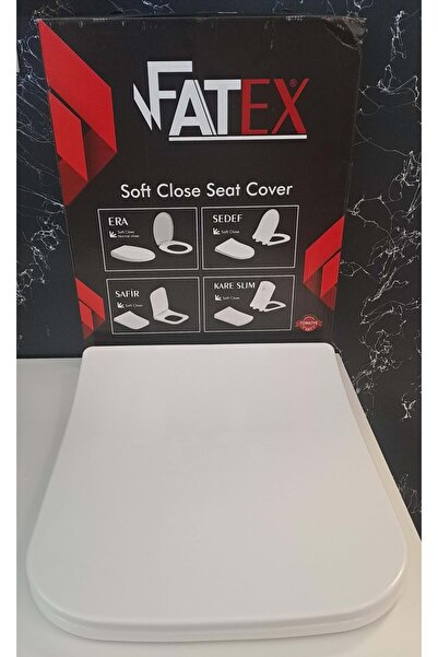 Leva House FATEX SAFİR SOFT ( 36 x 45 cm ) YAVAŞ KAPANAN PLASTİK KLOZET KAPAĞI