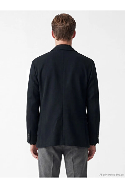 LC Waikiki Ανδρικό μπλέιζερ μπλέ σταντάρ τύπου Navy Blue