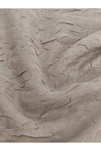 LC Waikiki Μπεζ γυναικείο σάλι με αυτοσχεδιασμένο σχέδιο