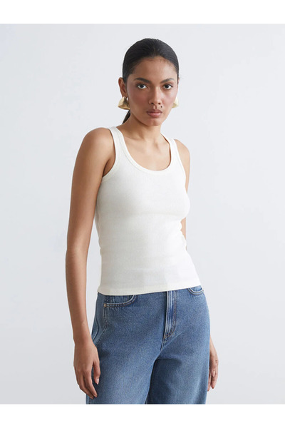 LC Waikiki Γυναικείο εσώρουχο Ecru Crew Neck