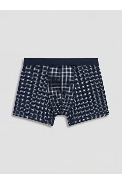 LC Waikiki Boxeri pentru bărbați din bumbac elastic, albastru marin, pachet de 3