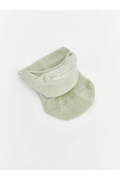 LC Waikiki Γυναικείες κάλτσες μπαλαρίνας με εκρού σχέδιο, Συσκευασία 5 τεμαχίων